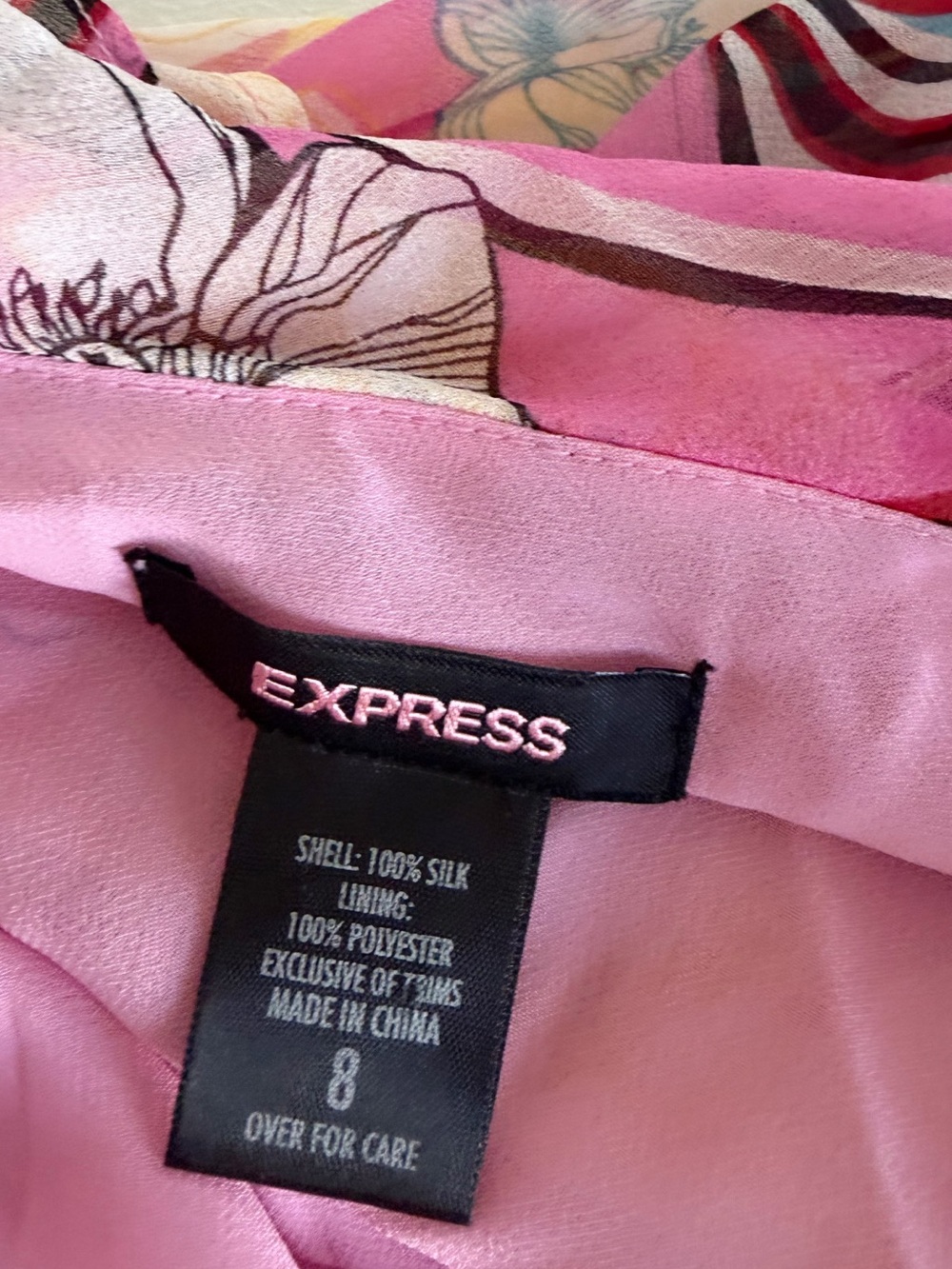 Vintage express 100% silk tops - Picture 2 of 7